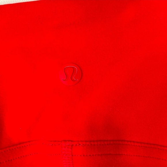 LULULEMON Instill High Rise Leggings Yoga Tight Size 12 Red - Picture 5 of 6